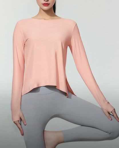 ヴェールサイドスリットボートネックカットソー 3943