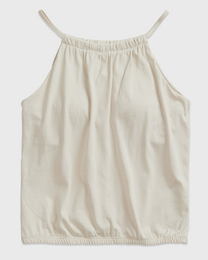 Halter neck back slit top 2471