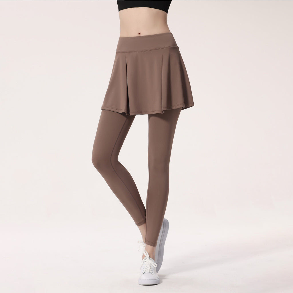 Tuck skirt yoga leggings 2978