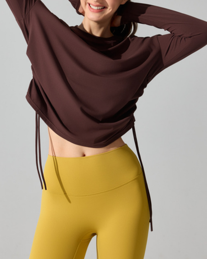 スヴニールドレープロングカットソー 3949