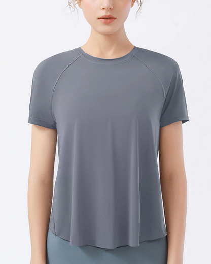 ラップバックヨガTシャツ 3156
