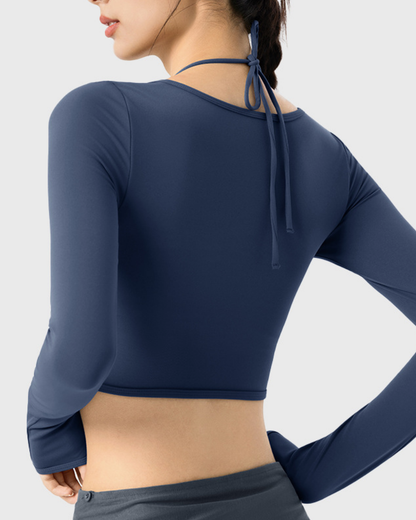 ボタンラインレイヤードトップス 3875