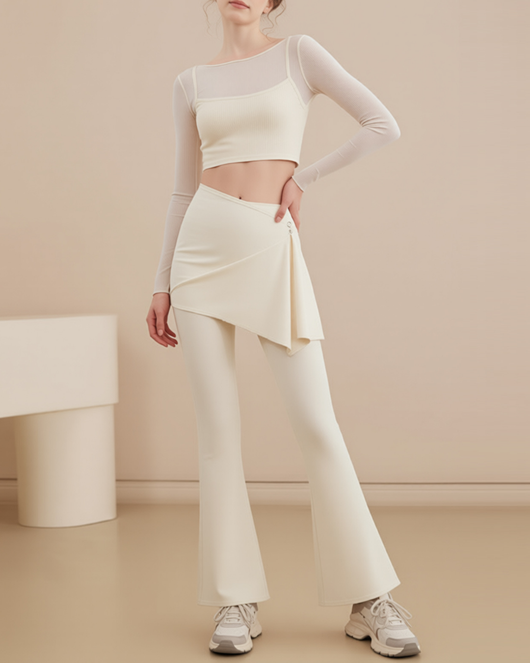 プレーヌフレアヨガセットアップ 3979