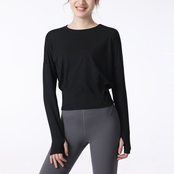 Waist tuck thumbhole cut and sew 2979