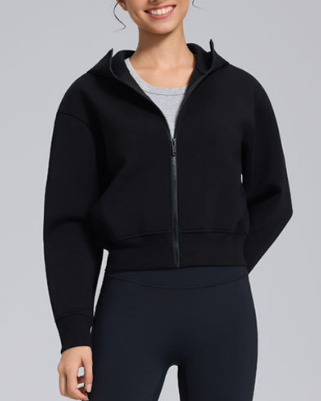 スフレタッチジップアップフリースジャケット 3931