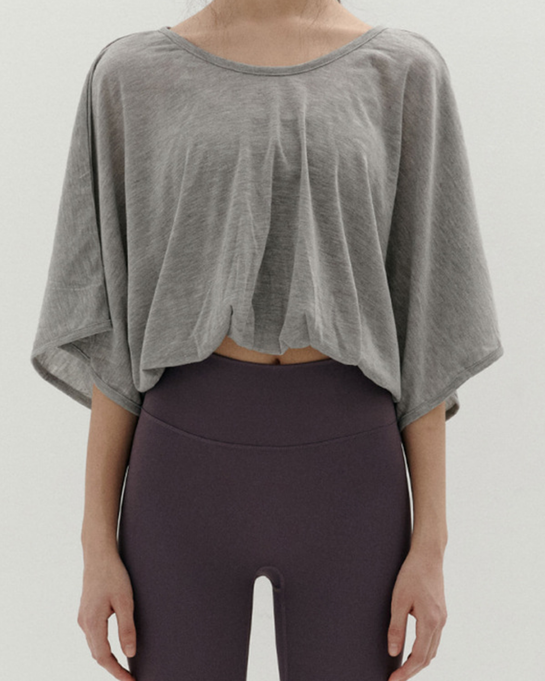 ハーフシアールーズスリーブヨガブラウス 2551