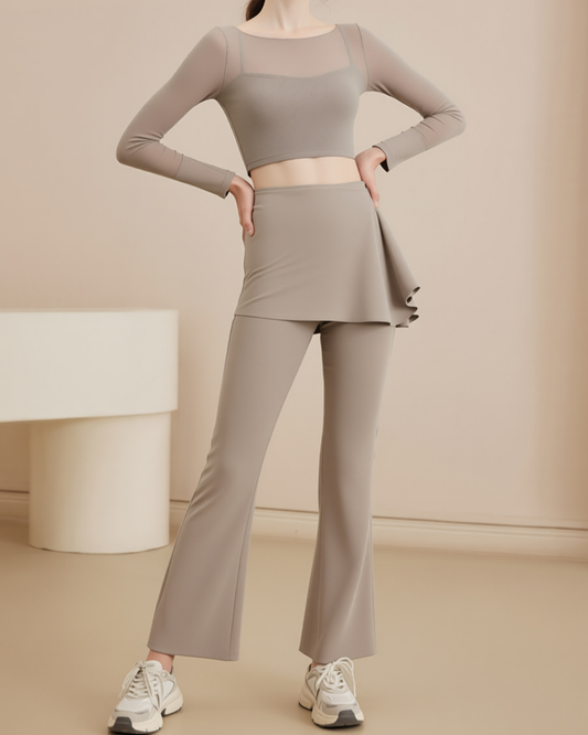 プレーヌフレアヨガセットアップ 3979