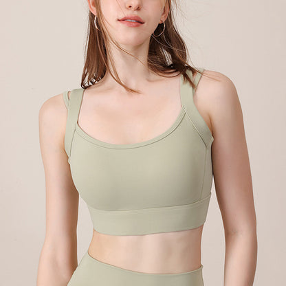 Cross strap yoga bra top 2918