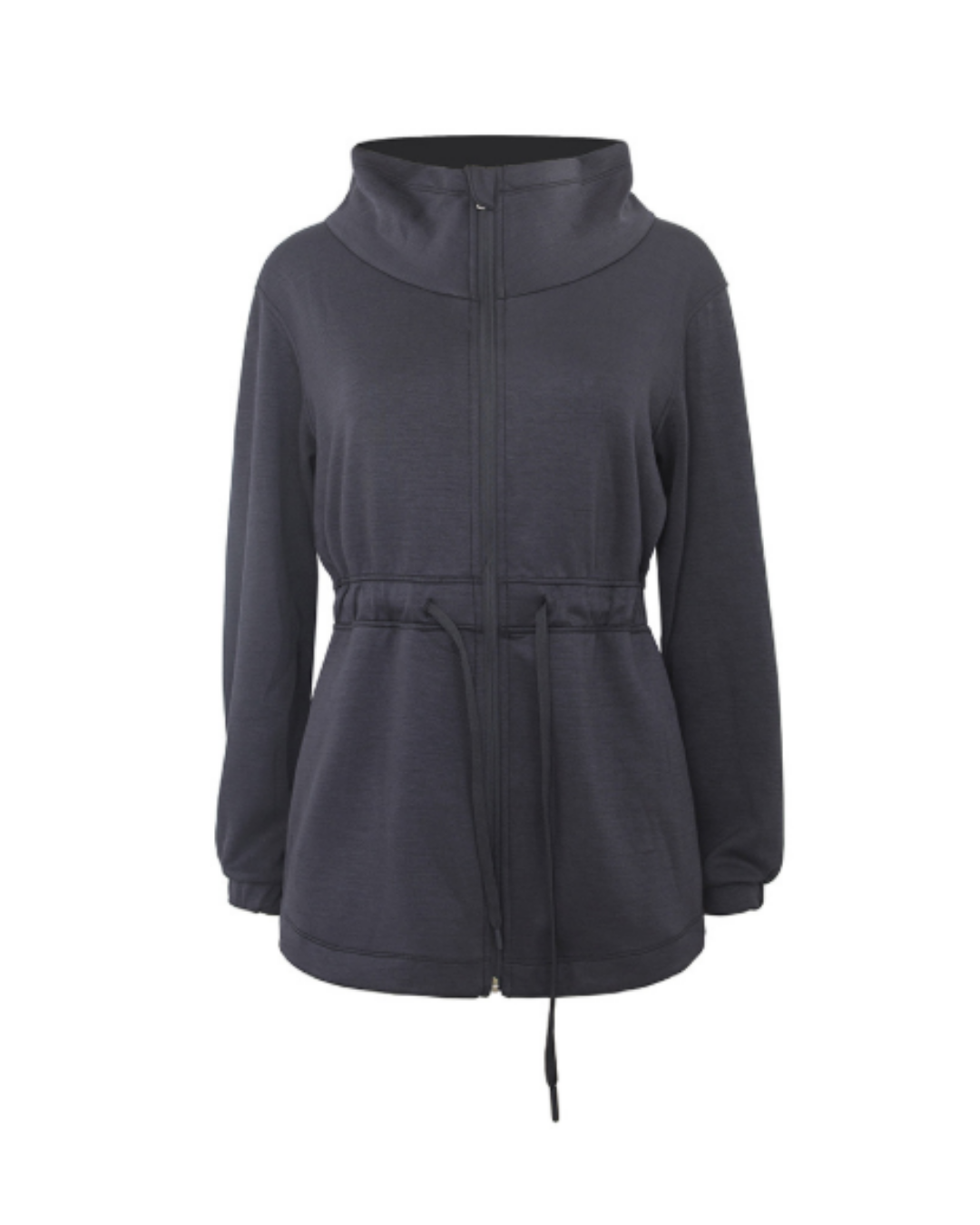 ウエストドロストハイネックジャケット 3929