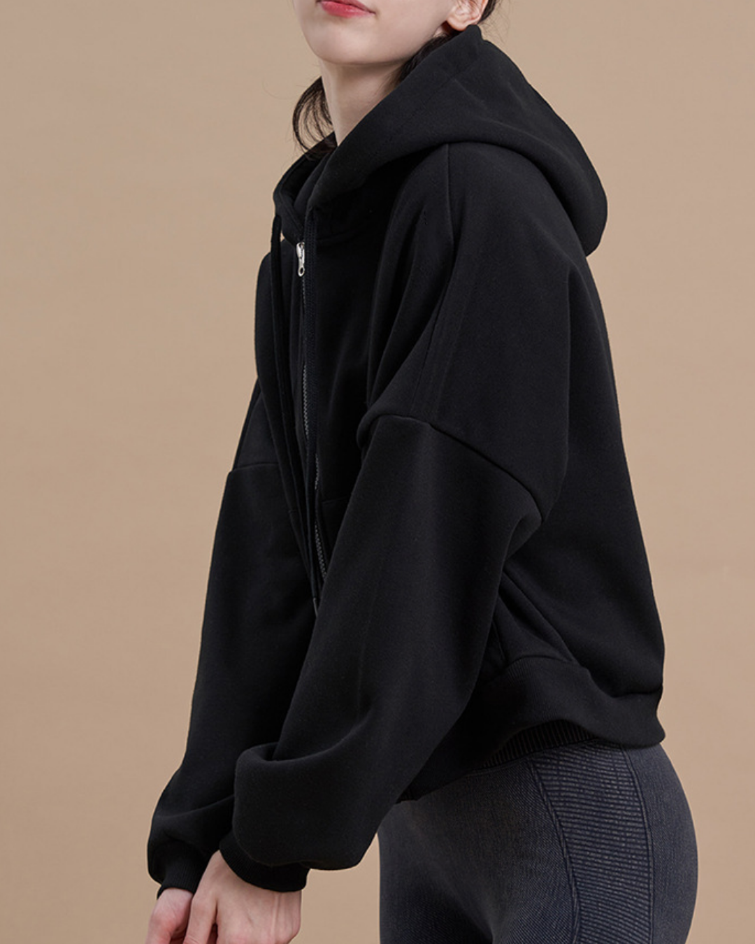 オーバーサイズウォームアップジップフーディー 3926