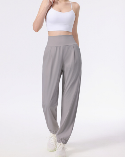 ニュアンスカラーギャザーアンクルヨガパンツ 3944