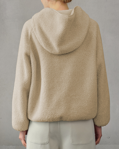 くすみハーフボタンボアヨガジャケット 3942