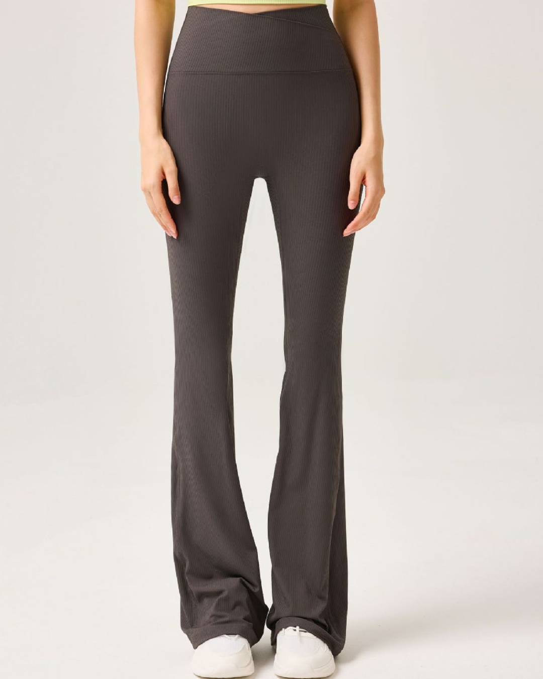 リブフレアパンツ 3879