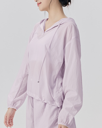 UPF50+エアリーフーディー 3976