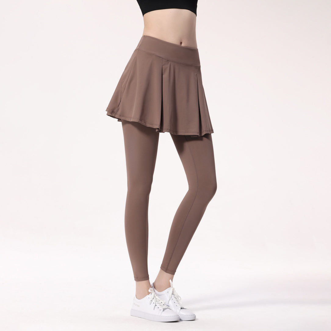 Tuck skirt yoga leggings 2978