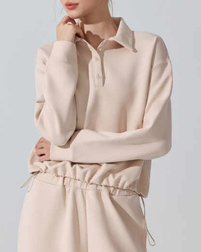 ドロストヘムポロカラースウェット 3951