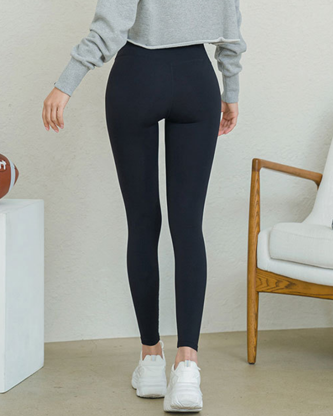 裏起毛ストレッチヨガレギンス 3957