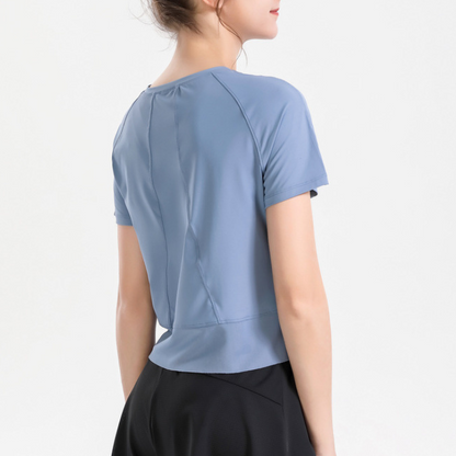 Cropped tulle T-shirt 2733