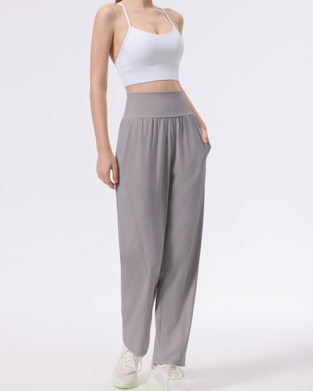 ドレープストレートヨガパンツ 3945