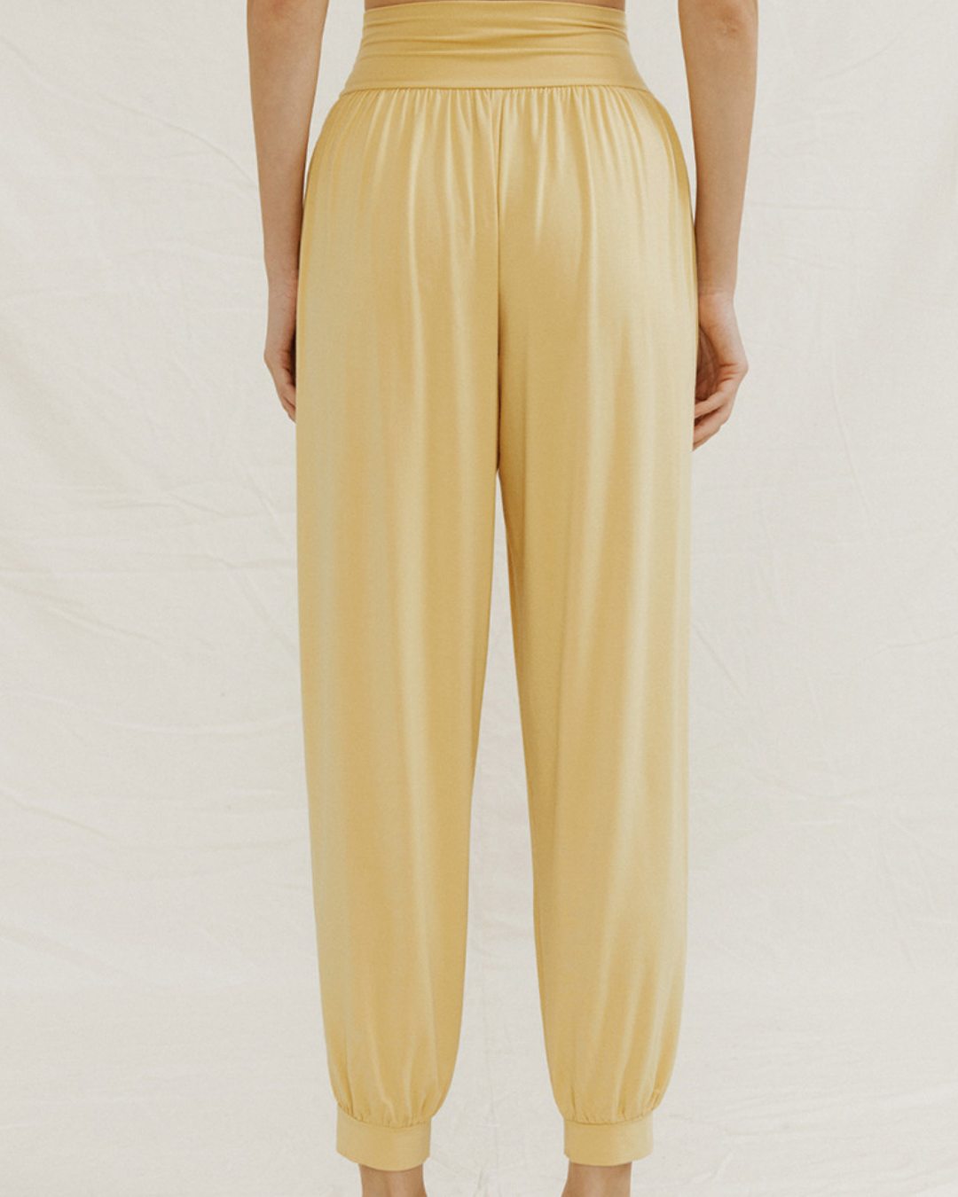 ニュアンスカラーリラックスアラジンパンツ 3966