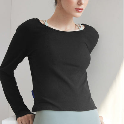 Arch cross yoga long sleeve top 2438