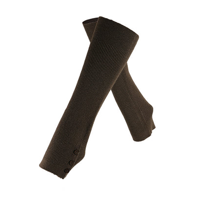 Side button yoga leg warmers 3098