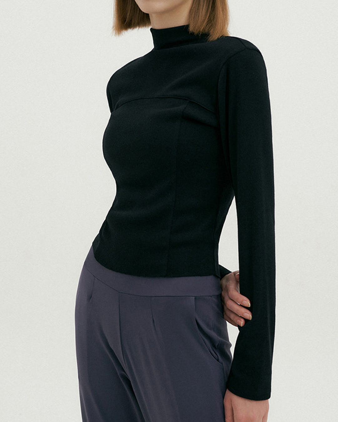 イデアルヨガリブカットソー 3028