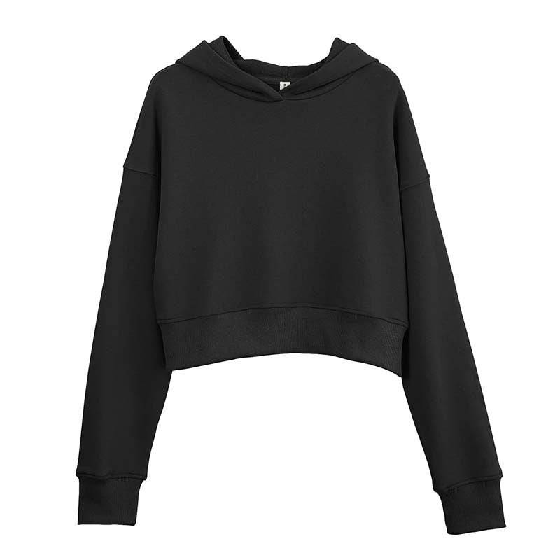 Cropped sweat pullover 2078