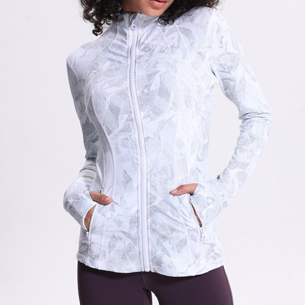 Yoga zip parka white 2322