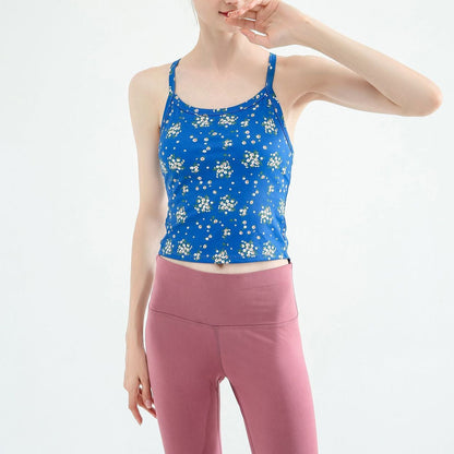 Blue floral camisole 2362