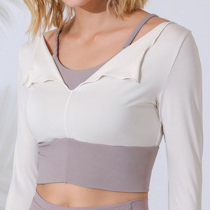 Open front layered top 2228