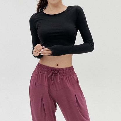 Oblong ribbon yoga top 2258