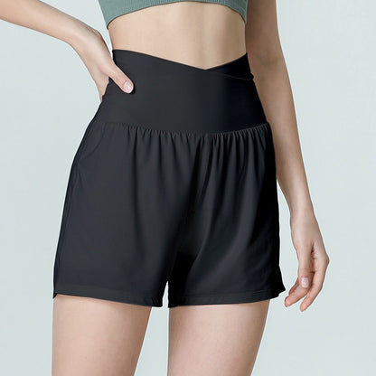 Cross front yoga short 2242