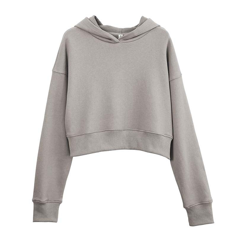 Cropped sweat pullover 2078