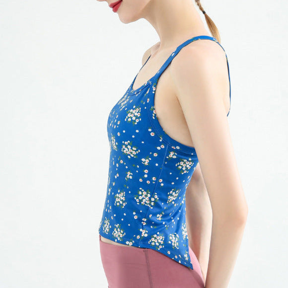 Blue floral camisole 2362