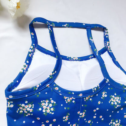 Blue floral camisole 2362