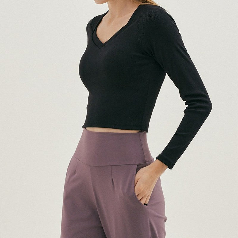 Penta neck yoga long sleeve 2246