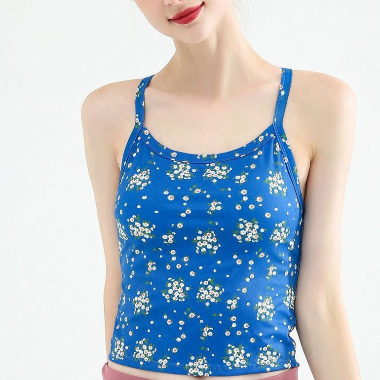 Blue floral camisole 2362